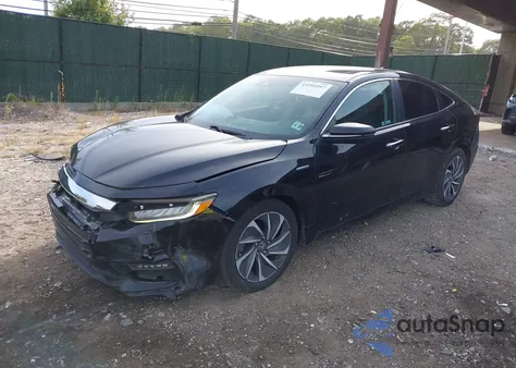 2019 Honda Insight Touring z USA, uszkodzony, nr VIN 19XZE4F92KE017009